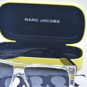 Marc Jacobs Logo Sunglasses Black & Clear Frames Hard Case  Cloth  57*14*145